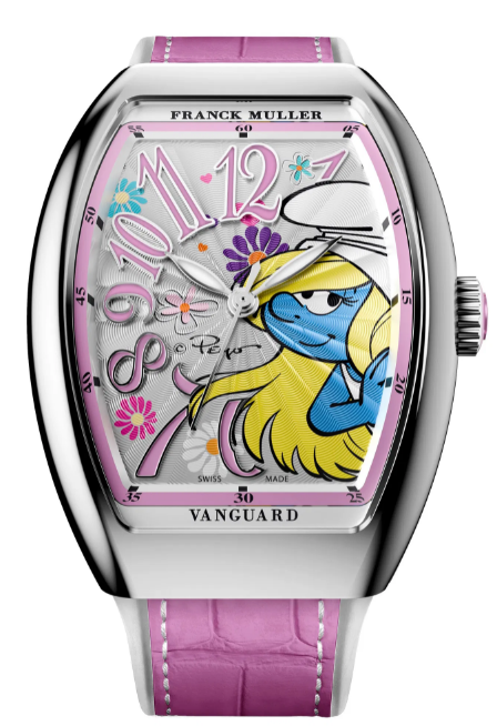 Franck Muller Vanguard Smurfette Flowers Replica Watch V 32 SC AT FO SMURFETTE FLOWER (RS) Franck Muller Vanguard Smurfette Flowers Replica Watch V 32 SC AT FO SMURFETTE FLOWER (RS)